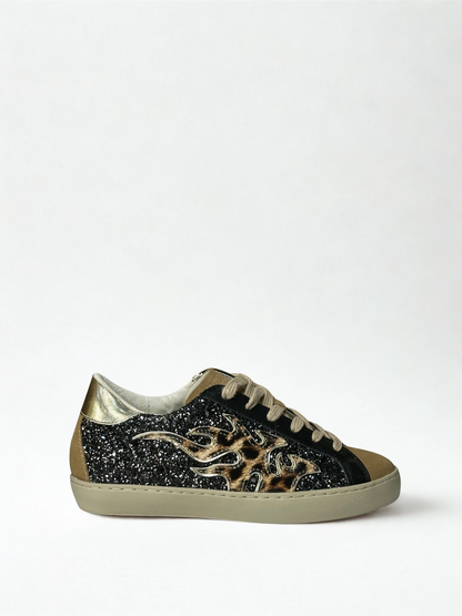 ZAPATILLA JIMENA BLACK/LEOPARDO