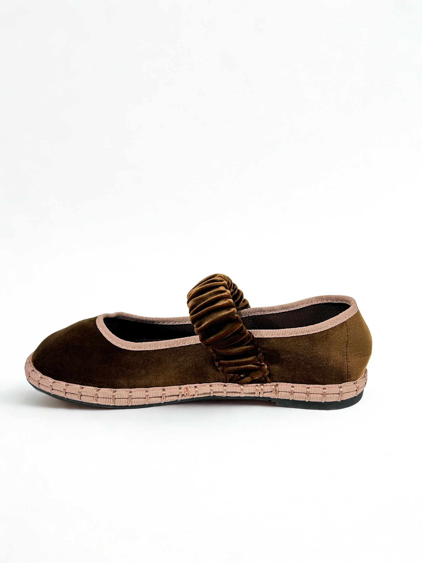 MERCEDITAS BEATRIZ CINTURÓN GOMA LT BROWN ROSA