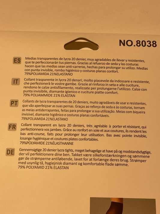 MEDIAS PANTY 20 DEN NATURAL