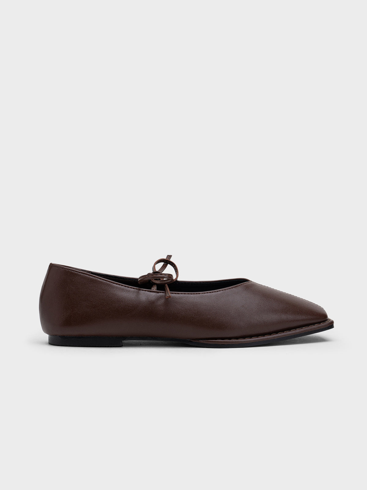 ZAPATO CORDONES PUNTA CUADRADA BROWN