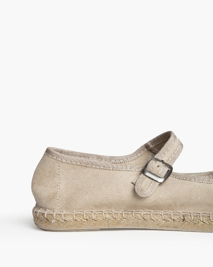 ALPARGATA MERCEDITAS YUTE TAUPE