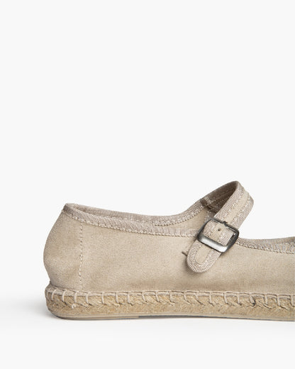 ALPARGATA MERCEDITAS YUTE TAUPE