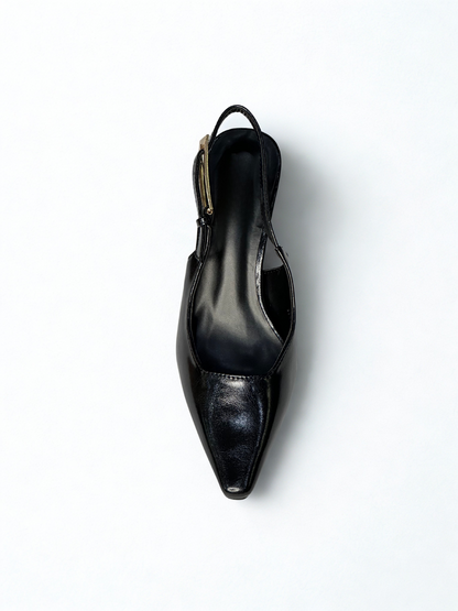 ZAPATO SOFÍA KITTEN DESTALONADO CHOCOLATE