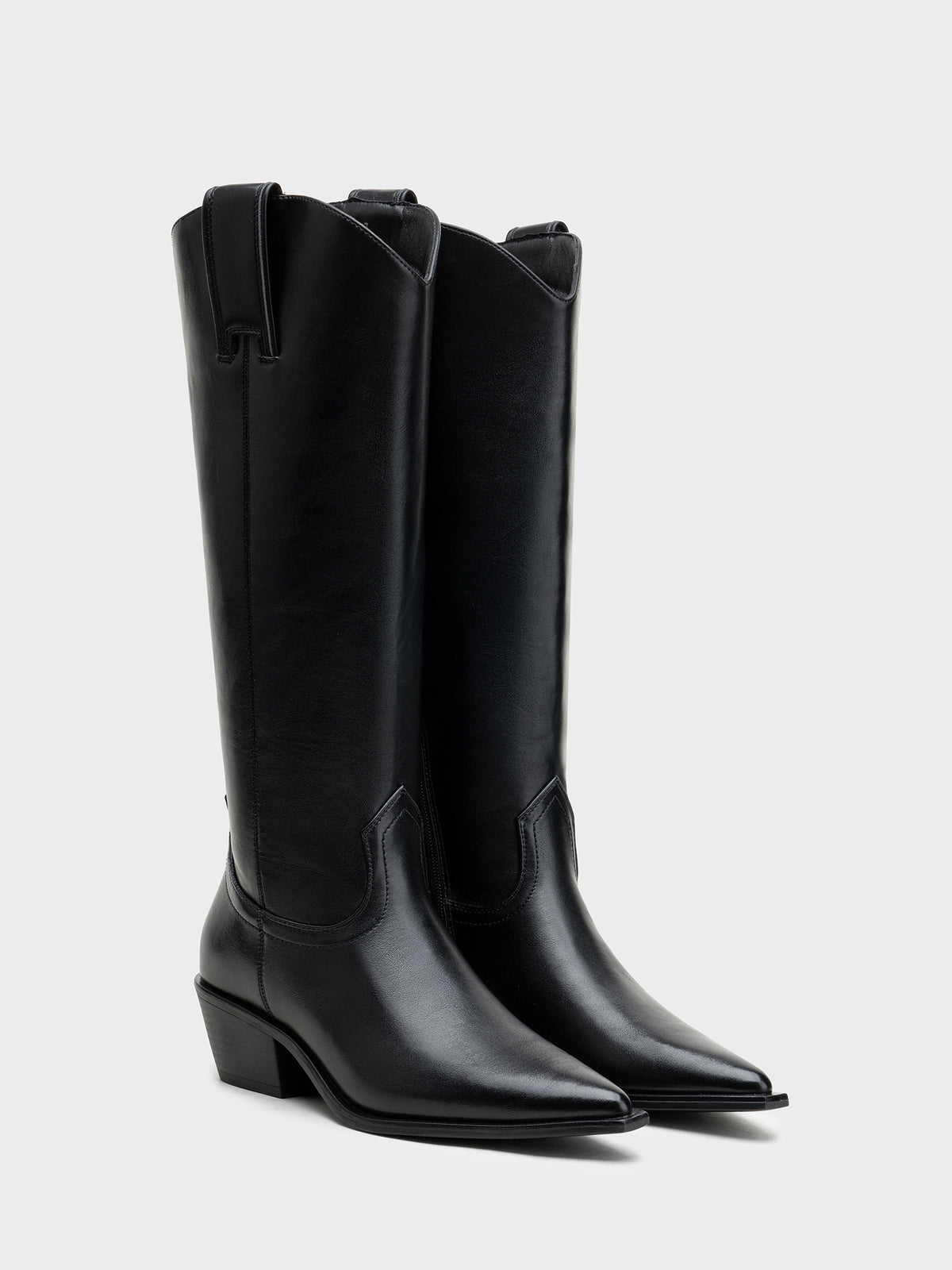 BOTA ALTA TACON MEDIO ZARAGOZA BLACK