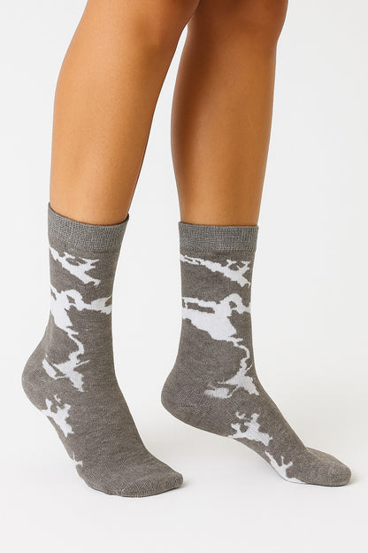 CALCETINES MANCHAS GRIS