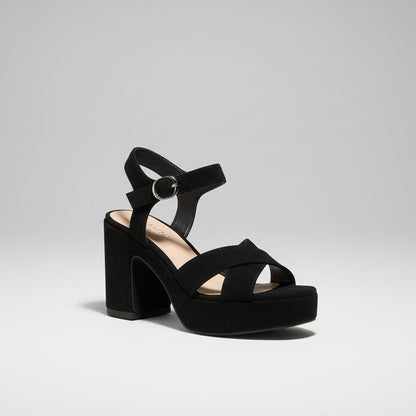 SANDALIA TACÓN DE FIESTA ANTELINA BLACK