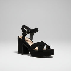 SANDALIA TACÓN DE FIESTA ANTELINA BLACK