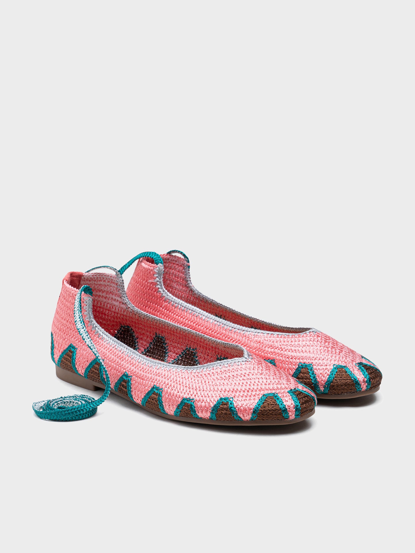 MERCEDITAS CROCHET ROMANA CORAL