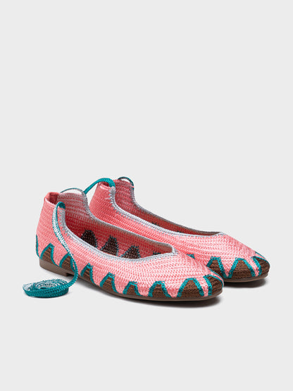 MERCEDITAS CROCHET ROMANA CORAL