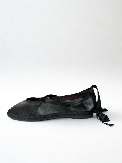 MERCEDITAS CARMEN CINTA TERCIOPELO GRIS