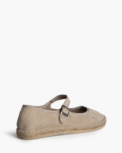 ALPARGATA MERCEDITAS YUTE TAUPE