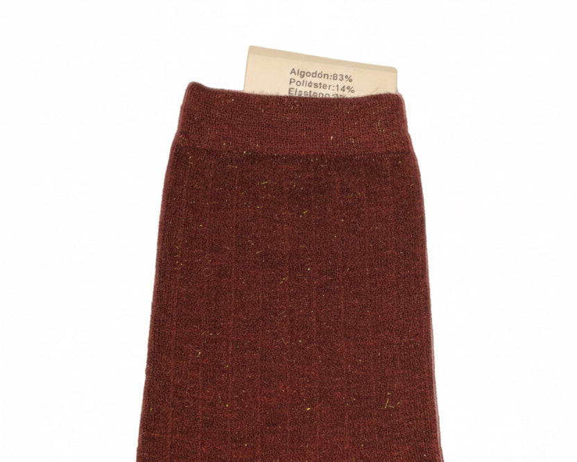 CALCETIN BRILLO BURDEOS Nº 6