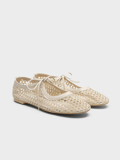 MERCEDITAS CALADAS RAFIA BEIGE