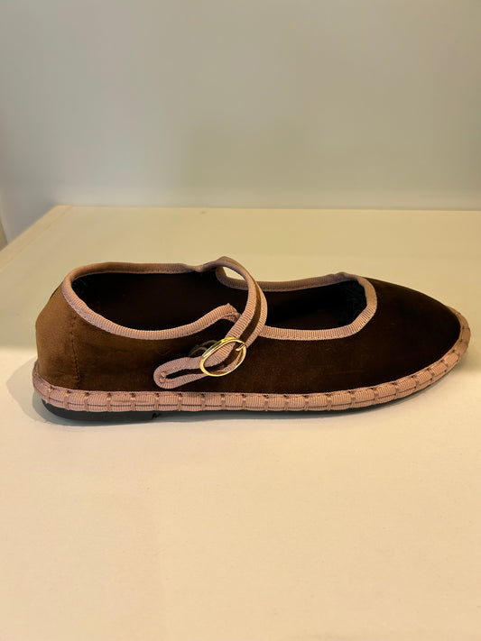 MERCEDITAS MIREIA TERCIOPELO LT BROWN