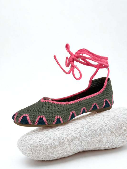 BAILARINA CROCHET ROMANA L GREEN GREEN