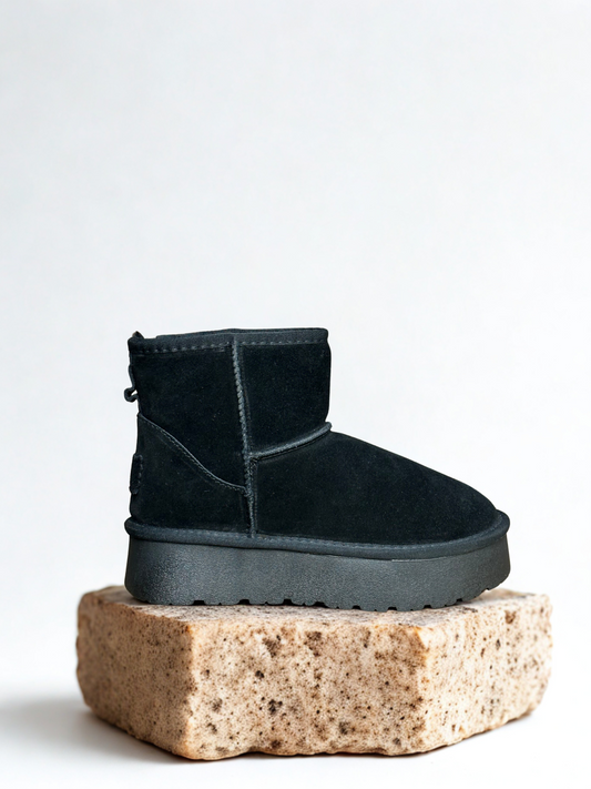 BOTA VERA PELITO PIEL NEGRO