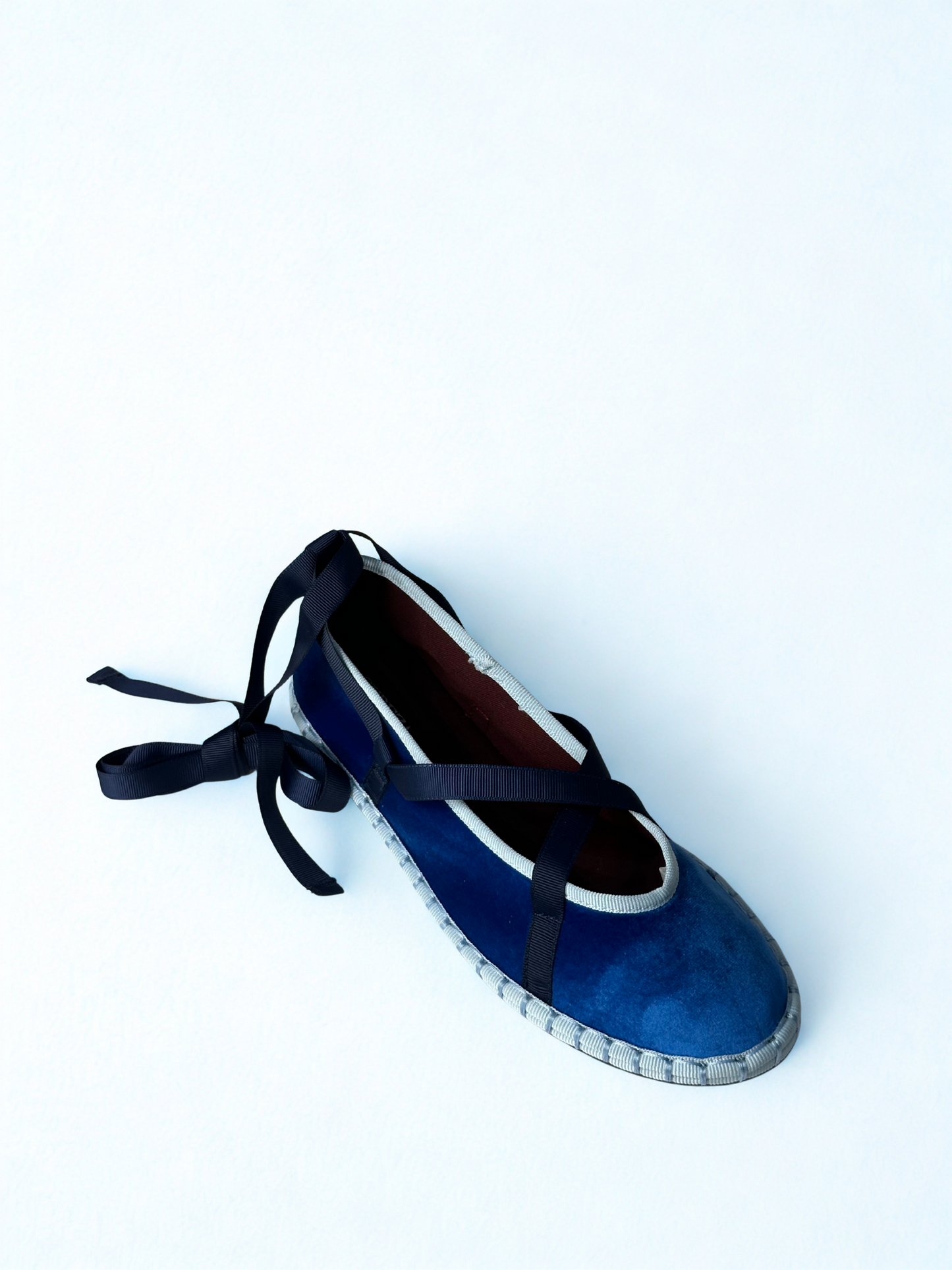 MERCEDITAS CARMEN CINTA TERCIOPELO AZUL