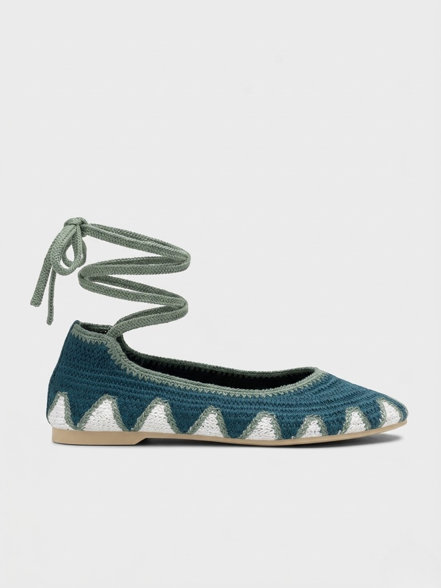 BAILARINA CROCHET ROMANA OLIVE WHITE