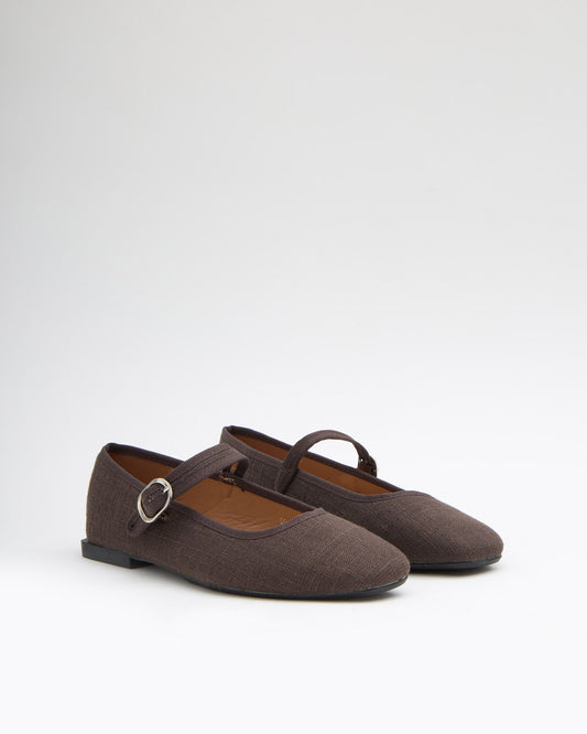 ZAPATO PLANO BAILARINAS BROWN