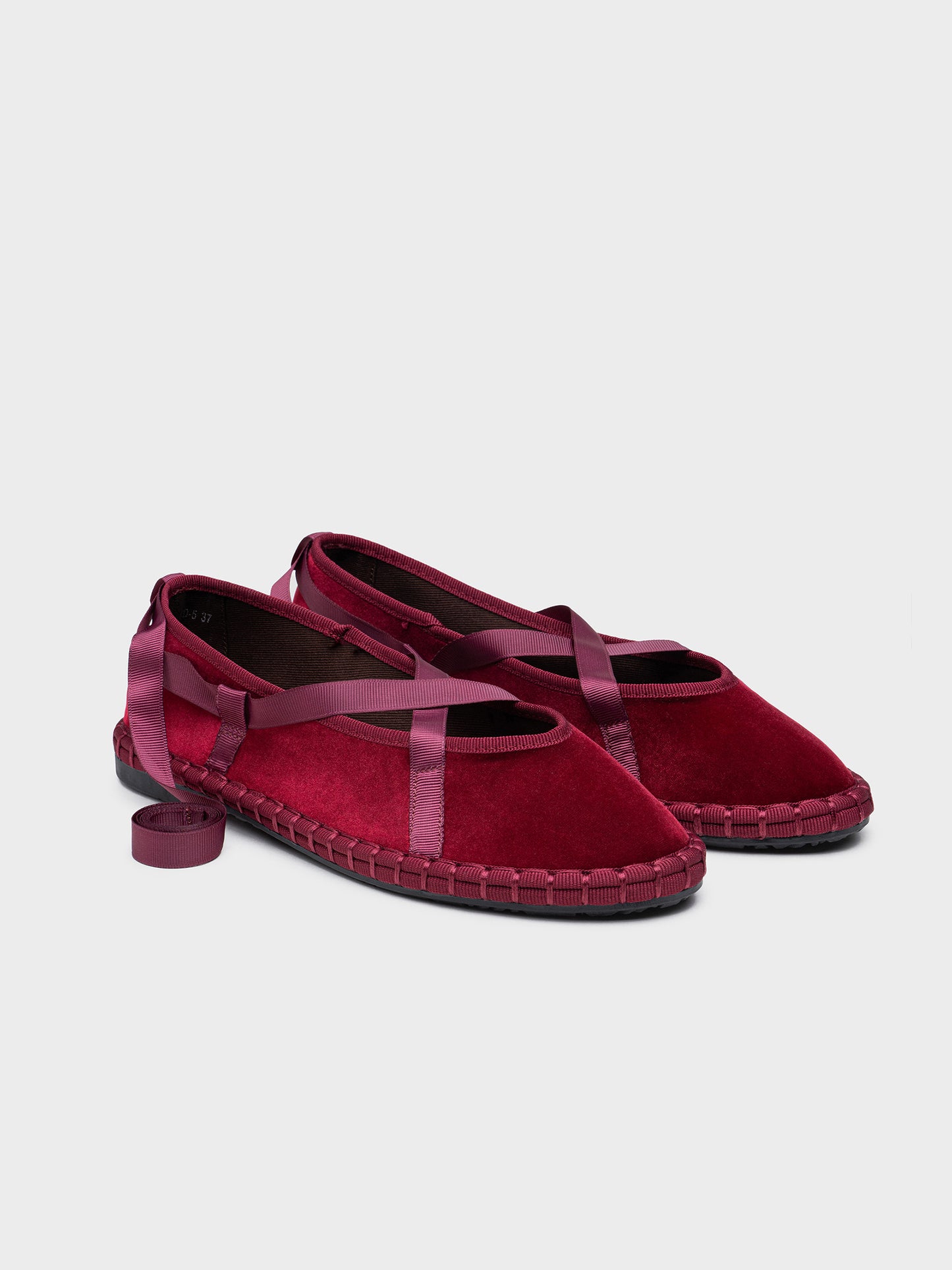 MERCEDITAS CARMEN CINTA TERCIOPELO BURGUNDY