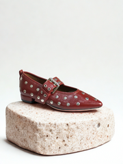 ZAPATO PLANO NURIA TACHUELAS WINE