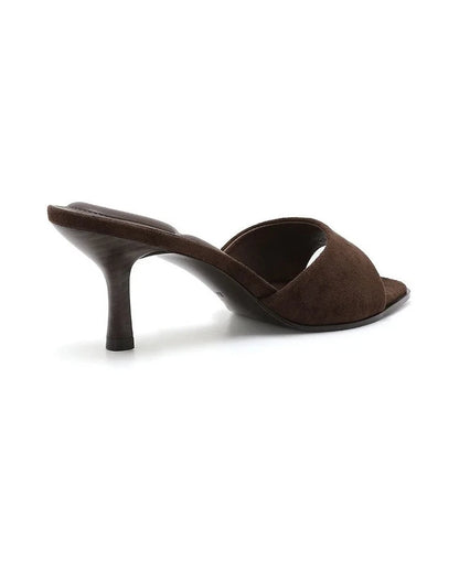 SANDALIA TACON MULE ANTELINA BROWN