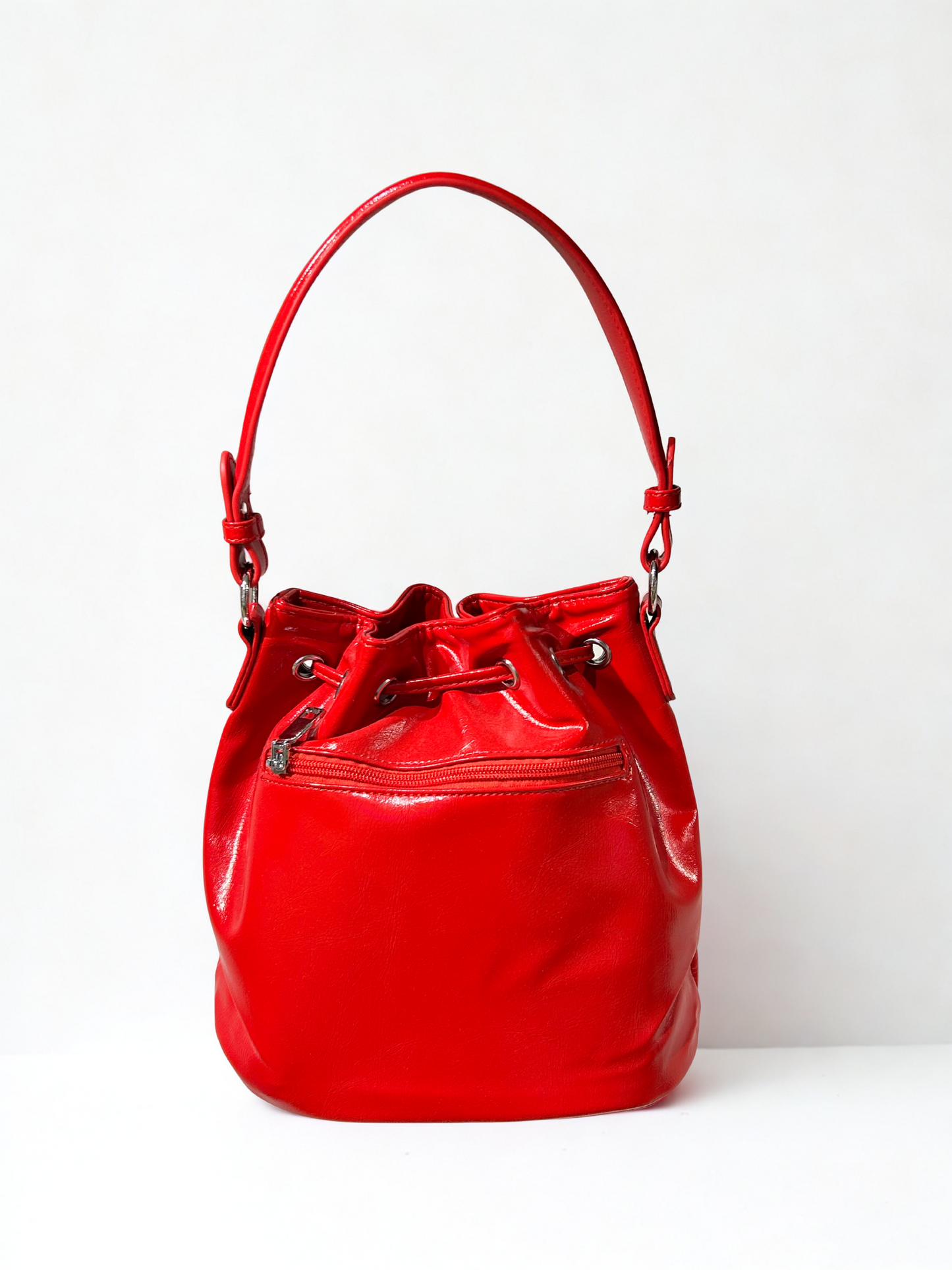 BOLSO BOMBONERA HOMBRO ROJO