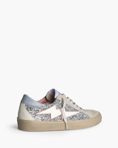 ZAPATILLAS RAYO BRILLOS PLATA