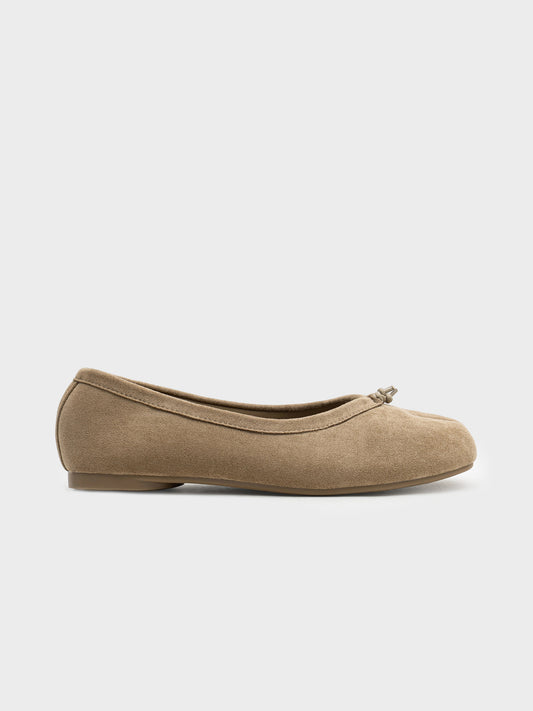 BAILARINAS PLANAS TABI NUDO ANTELINA KHAKI