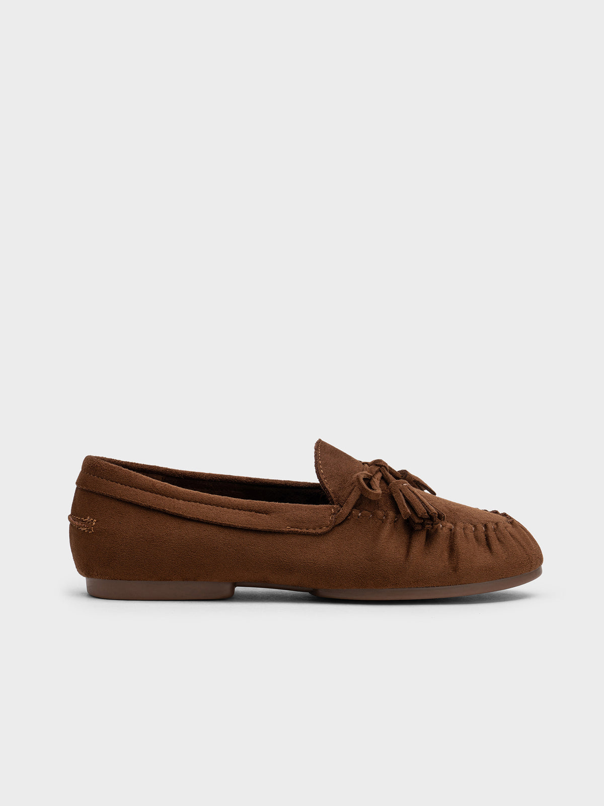 MOCASIN ARRUGADO BORLAS COGNAC
