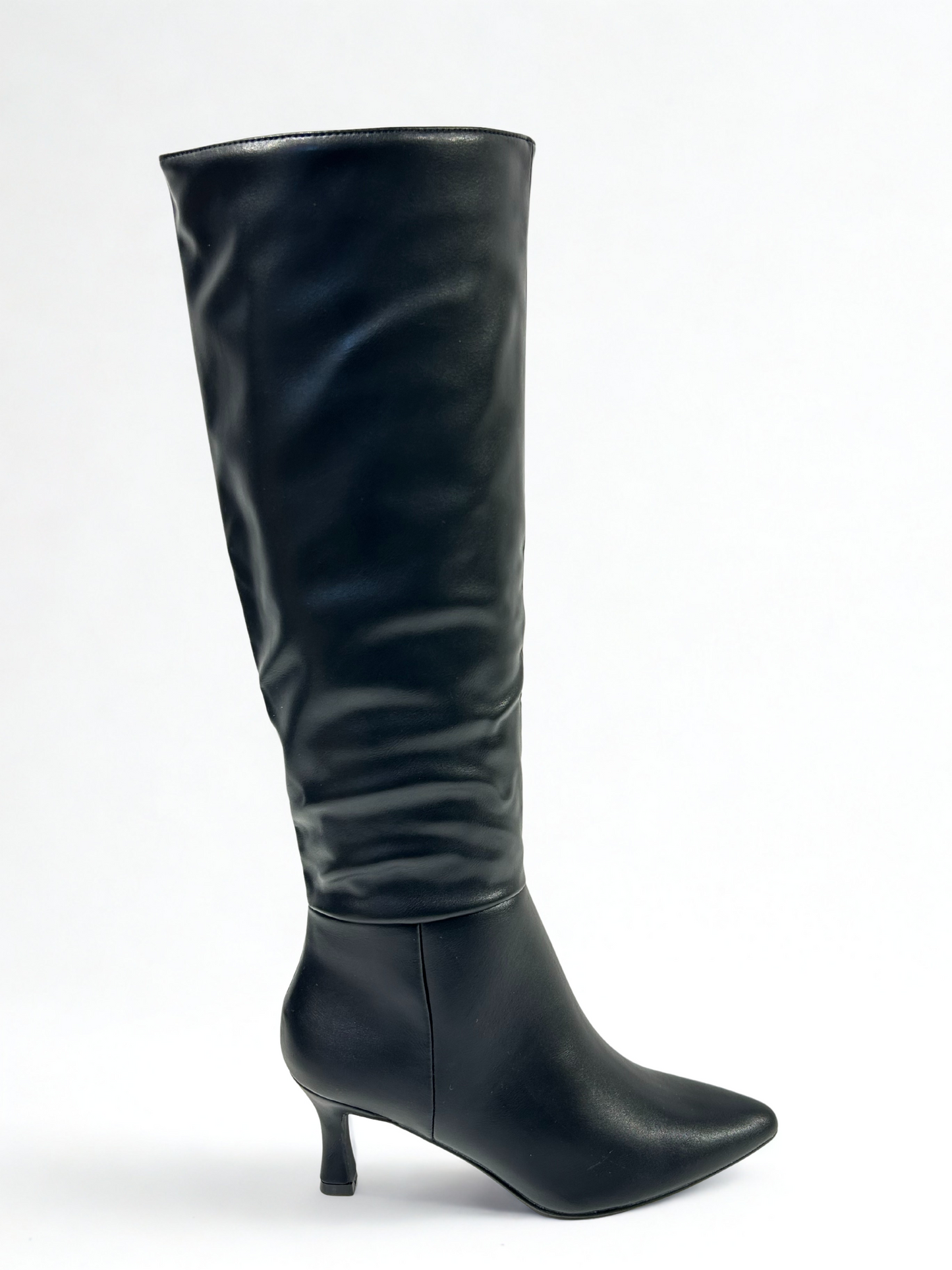 BOTA PALOMA TACÓN KITTEN BLACK