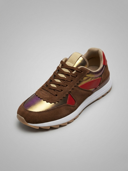 ZAPATILLA BILBAO BROWN/GOLD