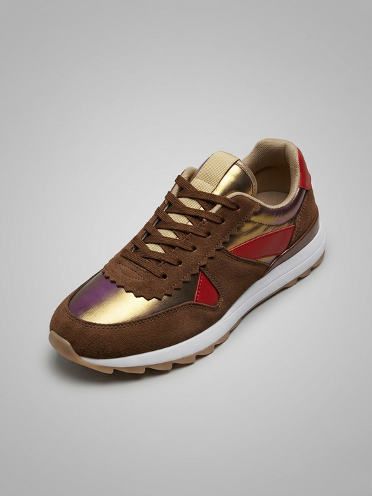 ZAPATILLA BILBAO BROWN/GOLD