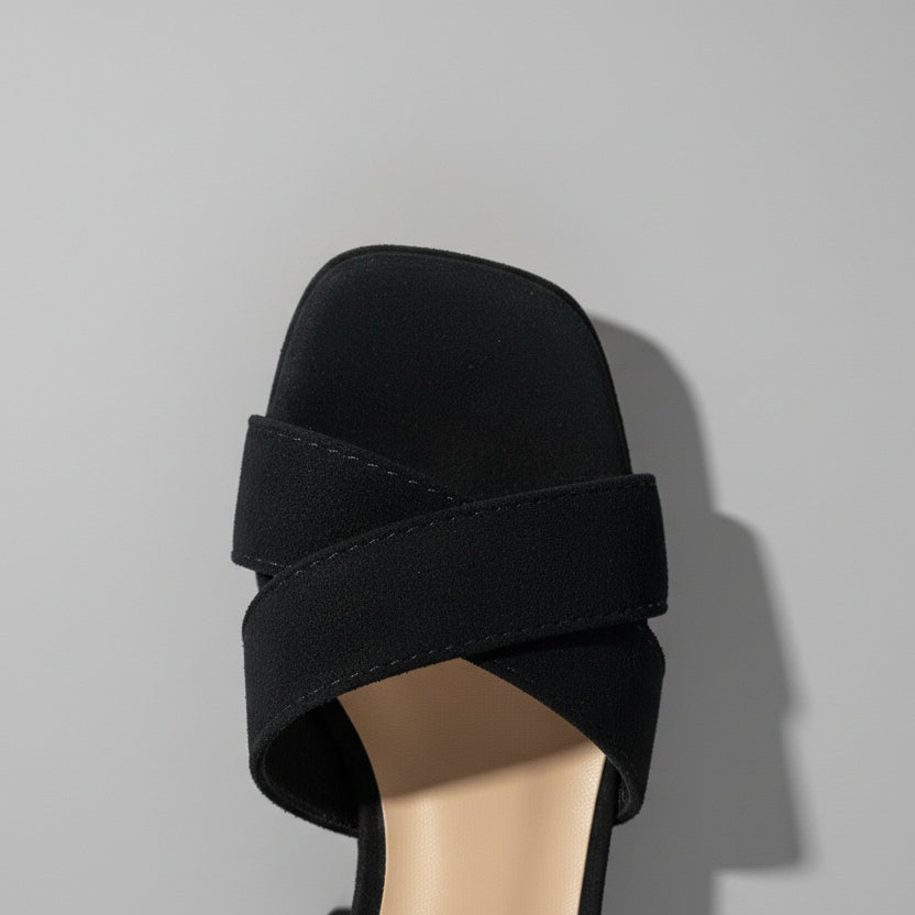 SANDALIA TACÓN DE FIESTA ANTELINA BLACK