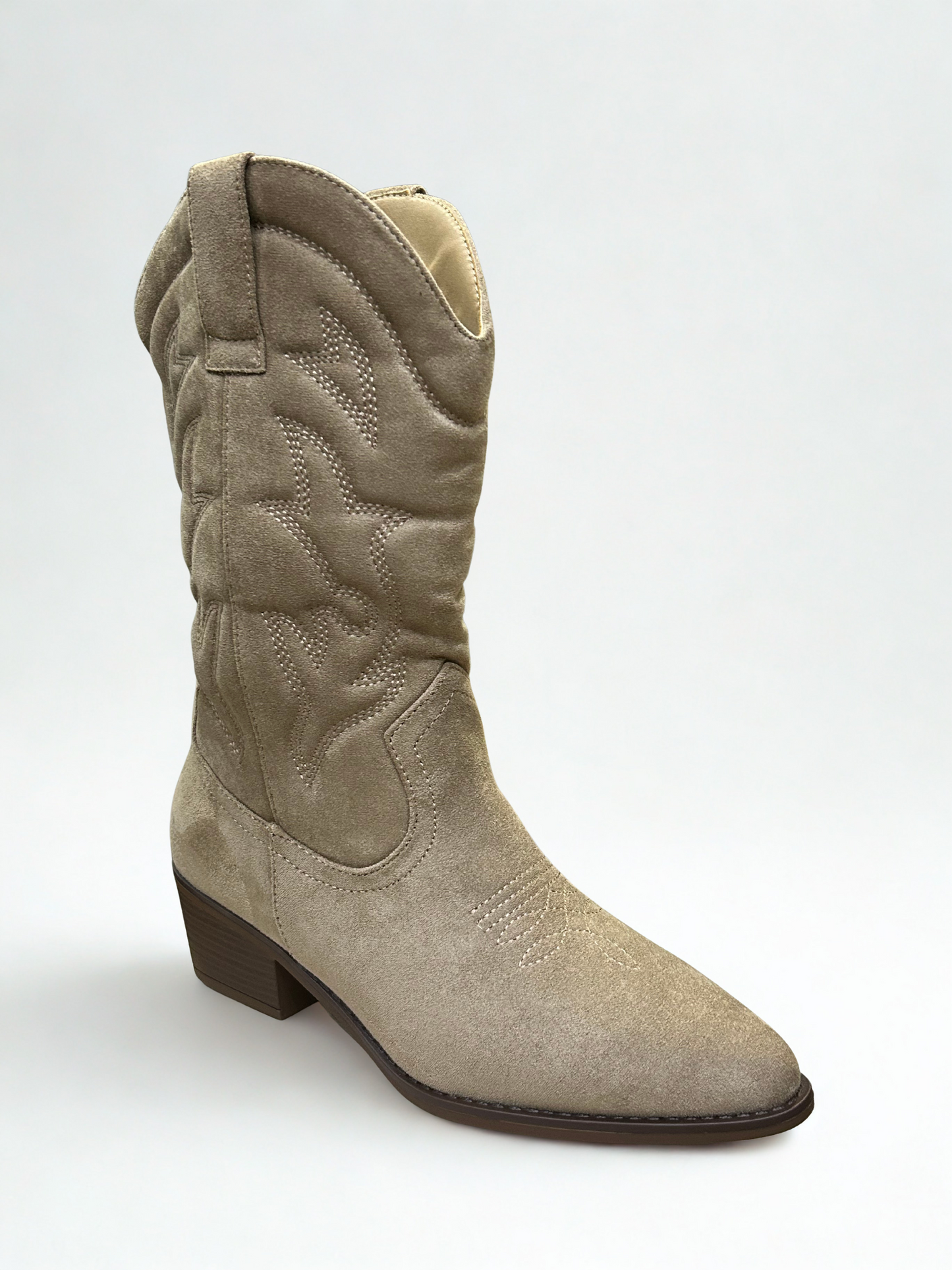 BOTA LAURA COWBOY KHAKI