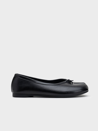 BAILARINAS PLANAS TABI NUDO BLACK