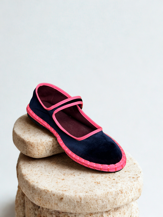 MERCEDITAS MIREIA TERCIOPELO NAVY