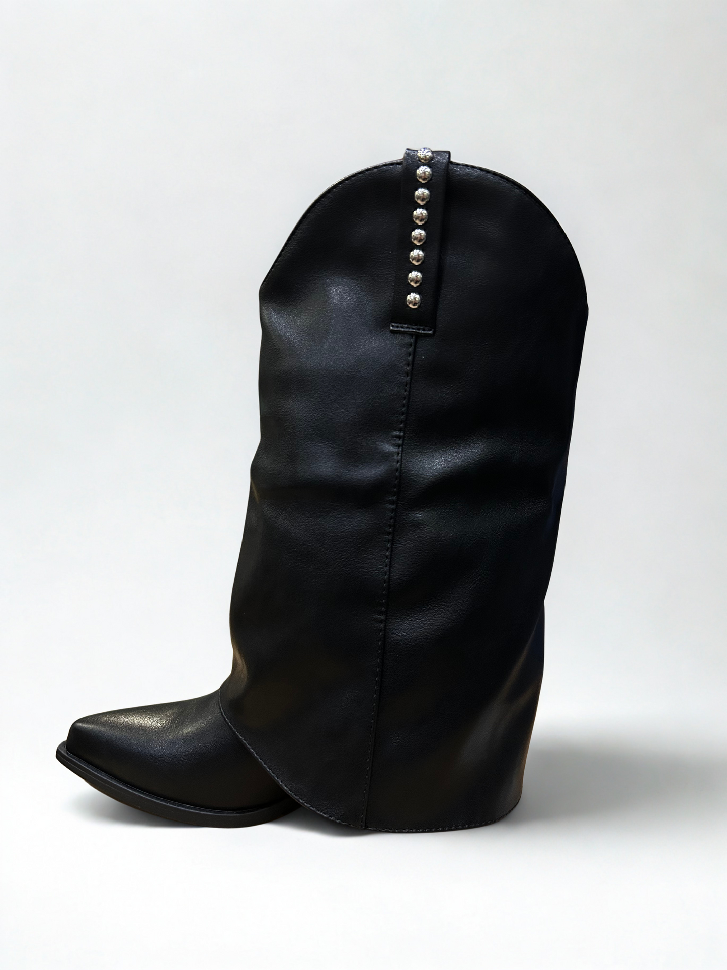 BOTA MARINA POLAINA OJALES BLACK