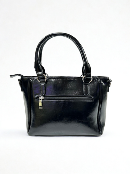 BOLSO CUADRADO TACHUELAS NEGRO