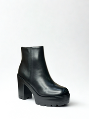 LUCIANA BLACK PLATFORM BOOT