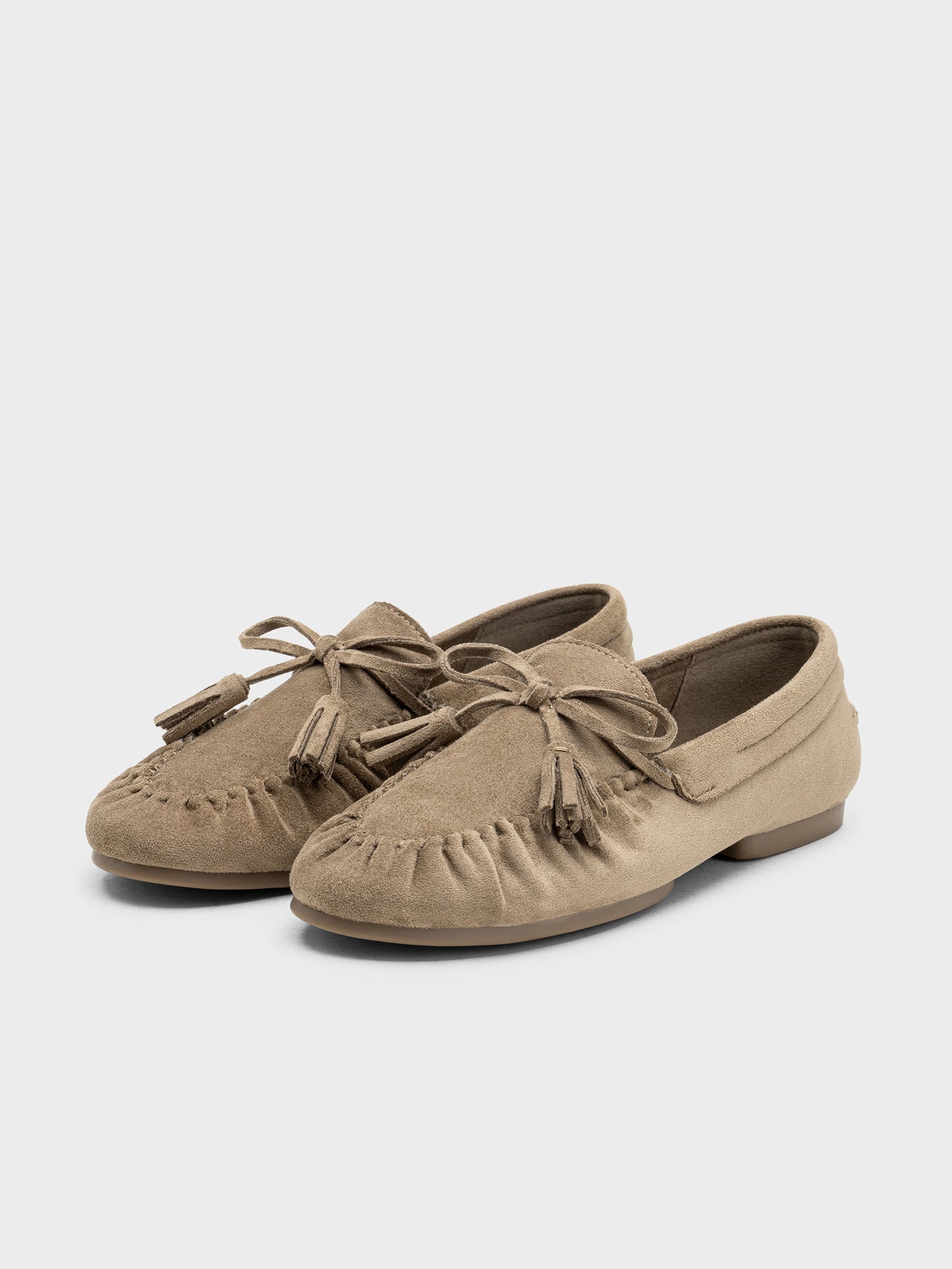 MOCASIN ARRUGADO BORLAS KHAKI