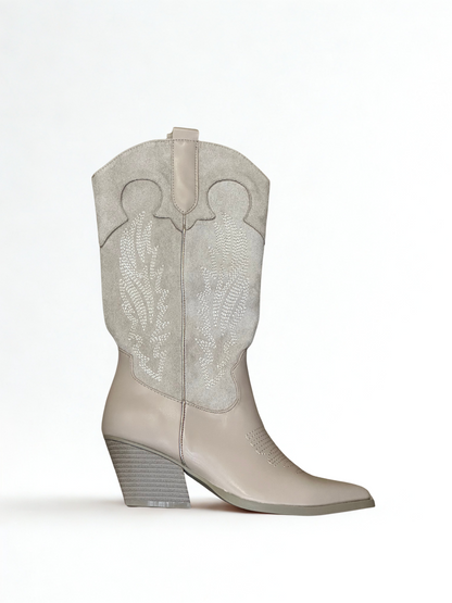 BOTA ANGELA COWBOY ALTA TAUPE