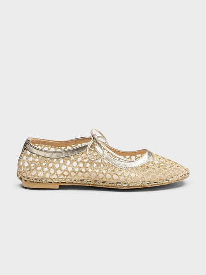 MERCEDITAS CALADAS RAFIA GOLD