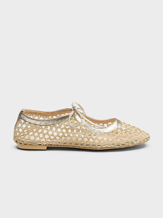 MERCEDITAS CALADAS RAFIA GOLD