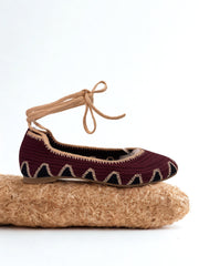 BAILARINA CROCHET ROMANA WINE BLACK