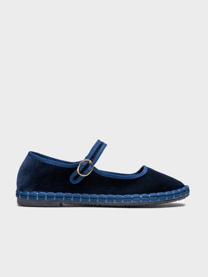 MERCEDITAS MIREIA TERCIOPELO DK BLUE