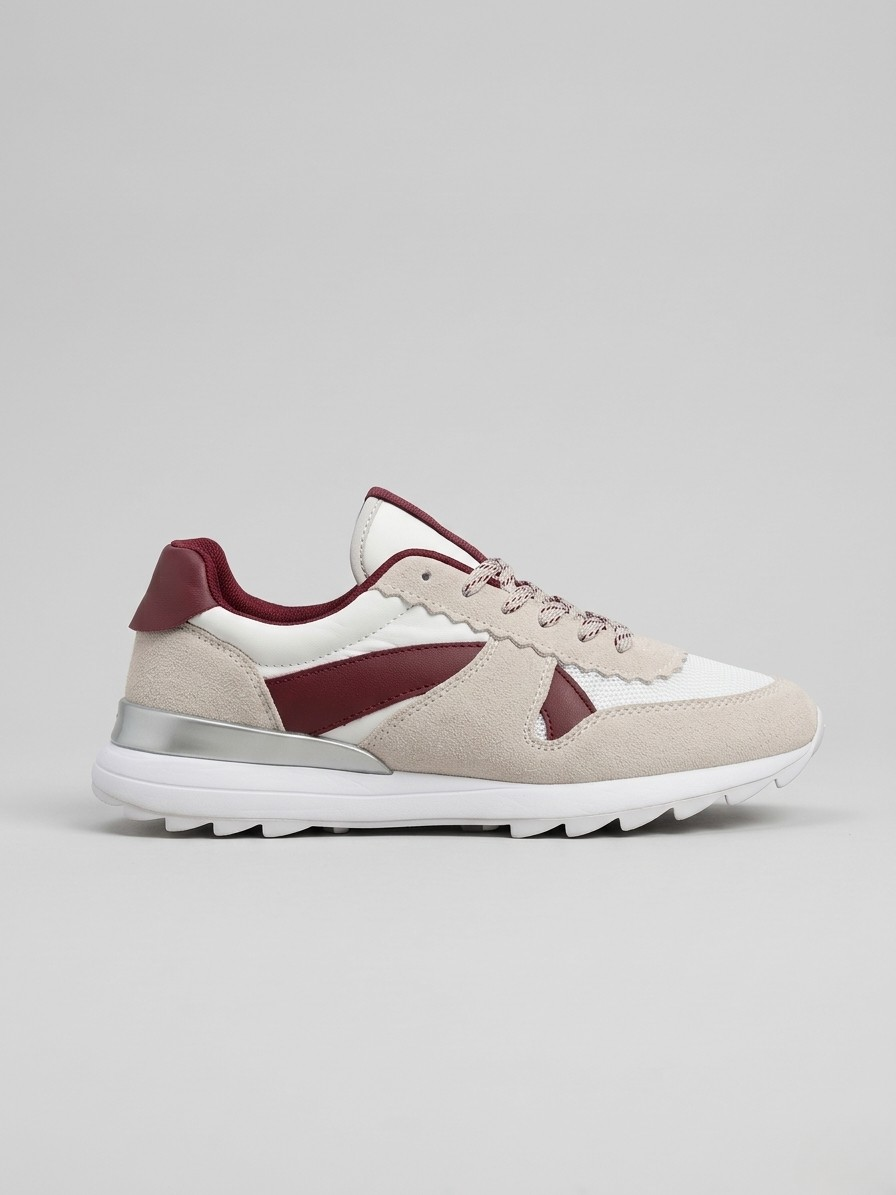 ZAPATILLA BILBAO GREY/WINE