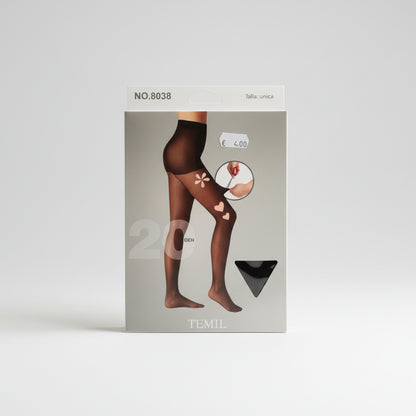 MEDIAS PANTY 20 DEN NEGRAS