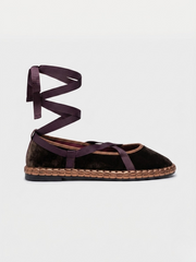 MERCEDITAS CARMEN CINTA TERCIOPELO BROWN
