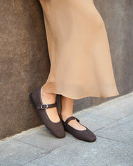 ZAPATO PLANO BAILARINAS BROWN